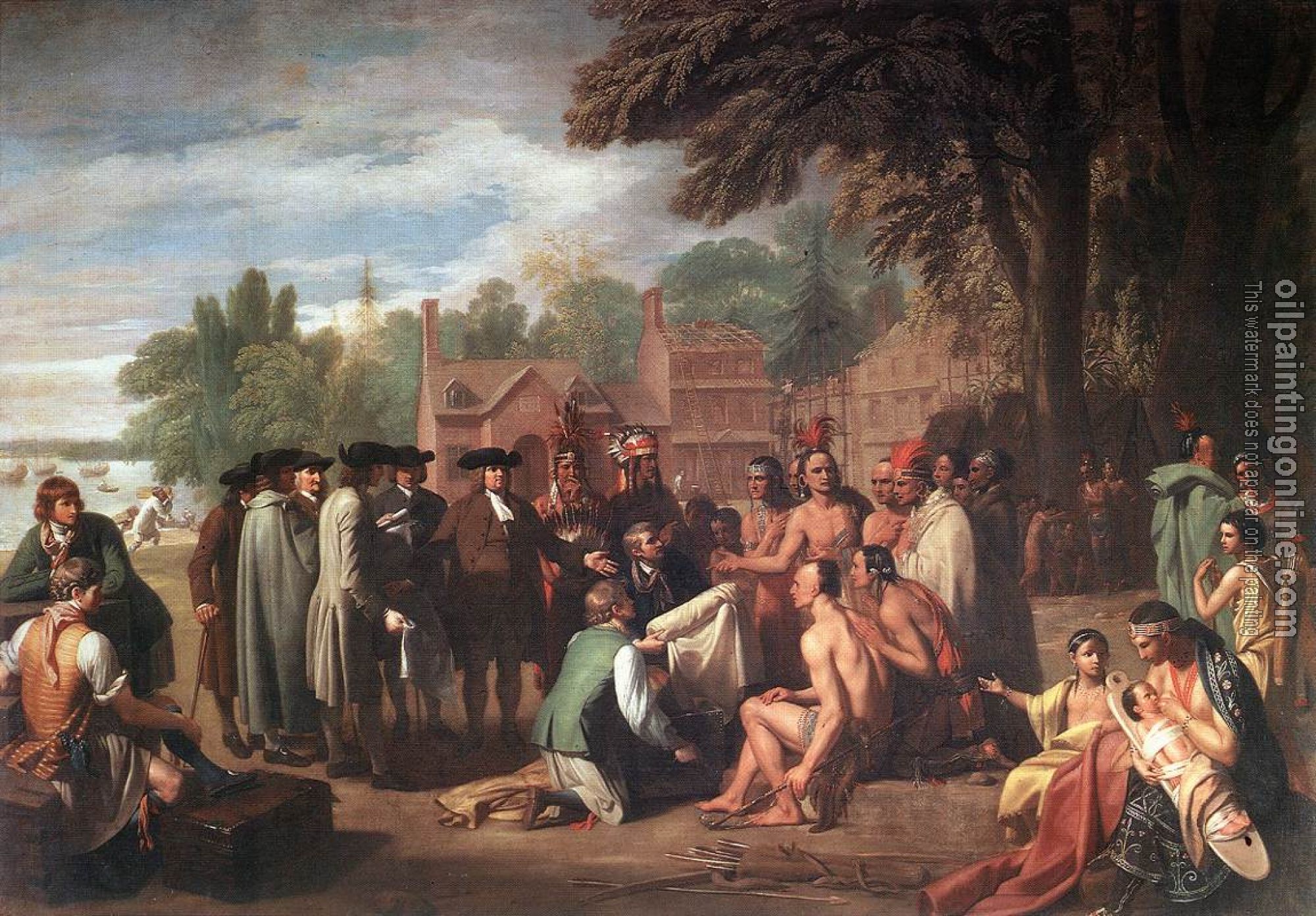 West, Benjamin - The Treaty of Penn with the Indians